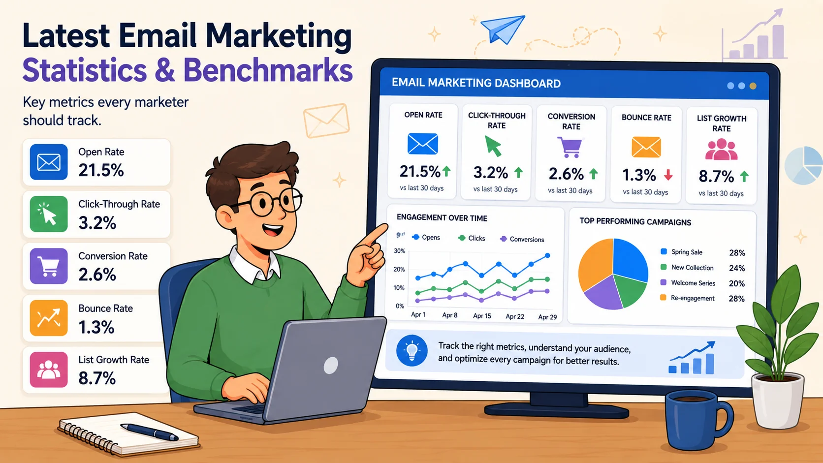 Latest Email Marketing Statistics and Benchmarks